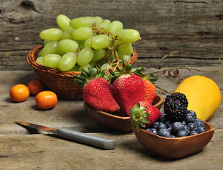 Image showing Fresh Fruits And Berries