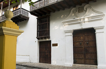 Image showing entry museum Bolivar Park Cartagena Colombia