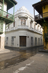 Image showing department store enty Bolivar Park Cartagena Colombia