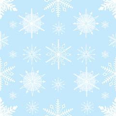 Image showing Snowflake Seamless