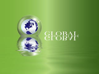 Image showing global 