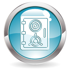 Image showing Button with Safe icon