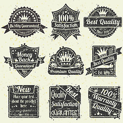 Image showing Quality and Guarantee Labels