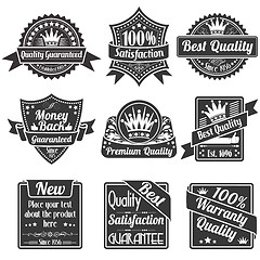 Image showing Quality and Guarantee Labels