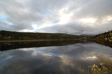 Image showing View of a pond/lake