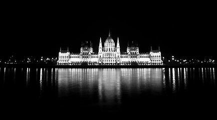 Image showing Photo of the hungarian parliament