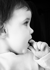 Image showing Child thinking