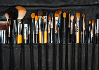 Image showing Closuep of makeup tools