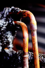 Image showing Rusty old pipes