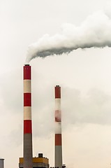 Image showing Chimney with smoke