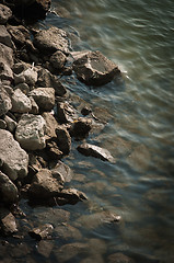 Image showing Tranquil scene at the ocean