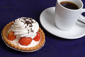 Image showing Strawberry cup cake