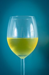 Image showing A glass of wine