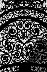 Image showing Ornate Detail of a fence
