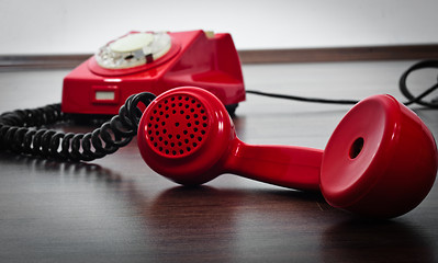 Image showing Important red phone