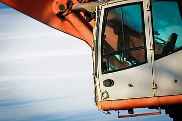 Image showing Building machine closeup