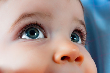 Image showing Closeup of a child