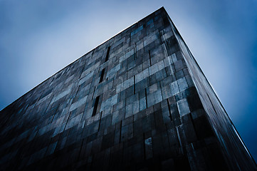 Image showing Abstract triangular building