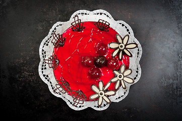 Image showing Delicious dessert on plate