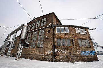 Image showing Abandoned industrial building