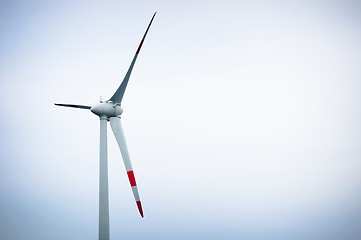 Image showing Air turbine against sky outdoors