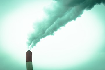 Image showing Chimney with smoke