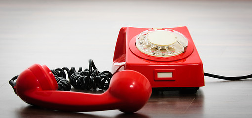 Image showing Important red phone