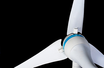 Image showing Wind turbine isolated