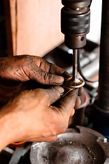 Image showing Hands of a worker