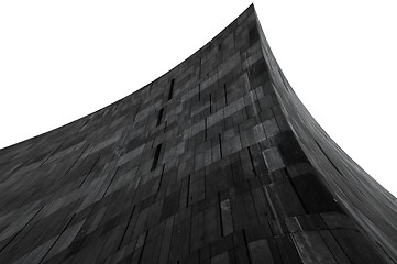 Image showing Abstract triangular building