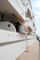 Image showing Spanish apartment-building