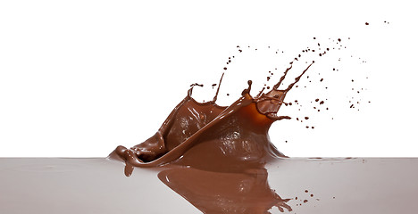 Image showing chocolate splash