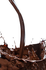 Image showing pouring chocolate