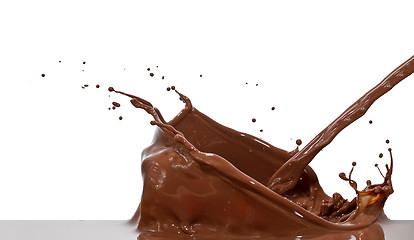 Image showing chocolate splash