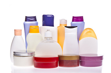 Image showing cosmetic bottles