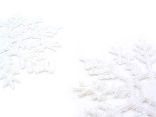 Image showing Two Snowflakes