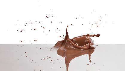 Image showing chocolate splash