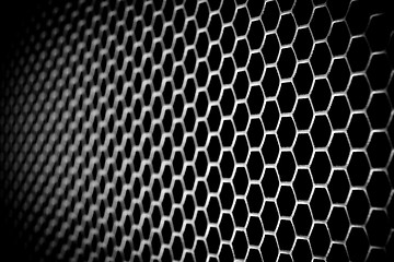 Image showing abstract metallic grid