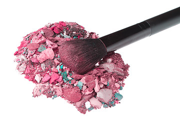 Image showing crushed eyeshadows