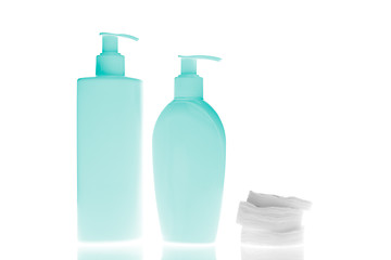 Image showing cosmetic bottles