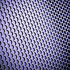 Image showing abstract metallic grid