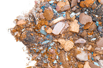 Image showing crushed eyeshadows