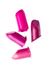 Image showing scraps of lipstick