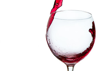 Image showing pouring red wine 