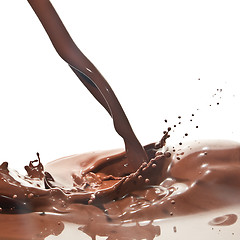 Image showing pouring chocolate