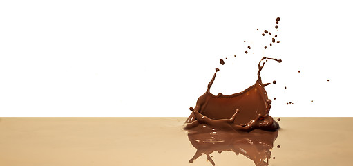 Image showing chocolate splash