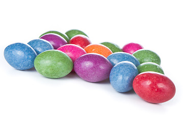 Image showing easter eggs isolated