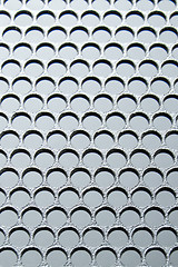 Image showing abstract metallic grid