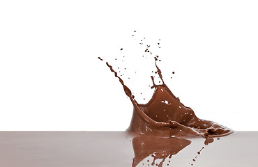 Image showing chocolate splash