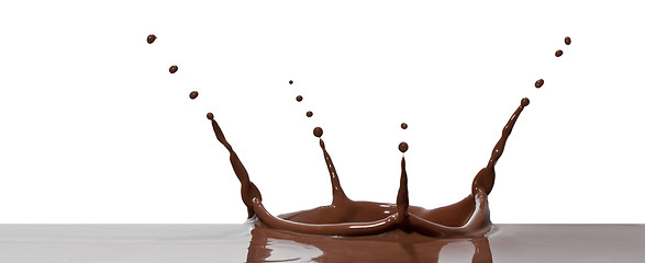 Image showing chocolate splash